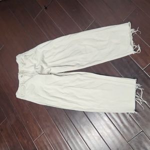 Zara Baggy Jean's in Ivory
